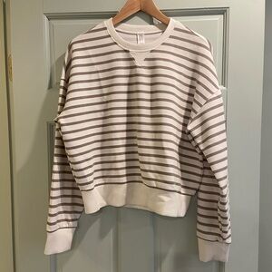 Spanx air essentials striped crew